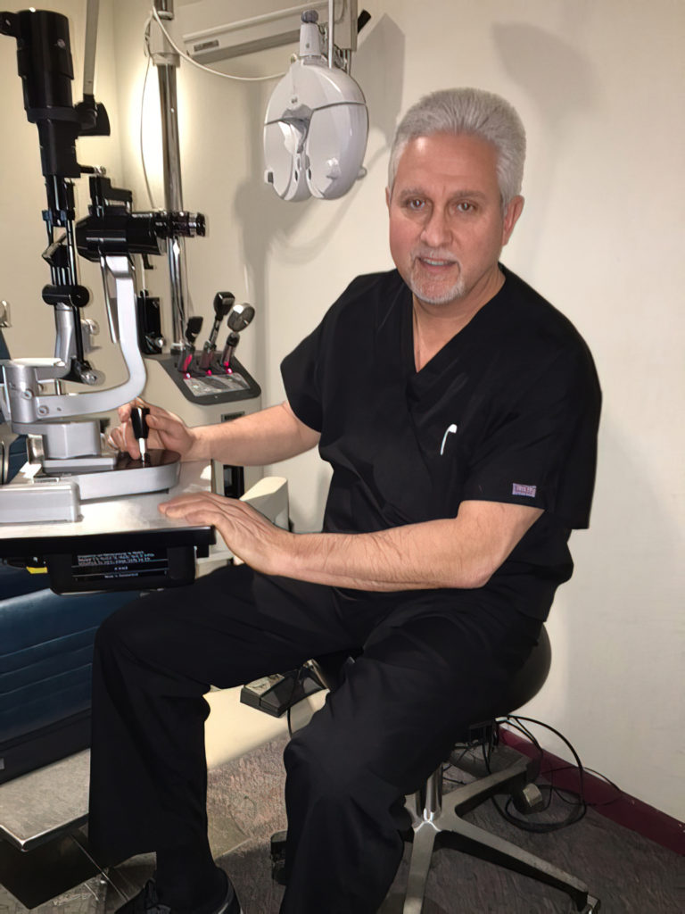 Dr. Fab Barry R. Fabriziani, OD, Primary Eyecare and Ocular Disease specialist offers complete eye examinations.