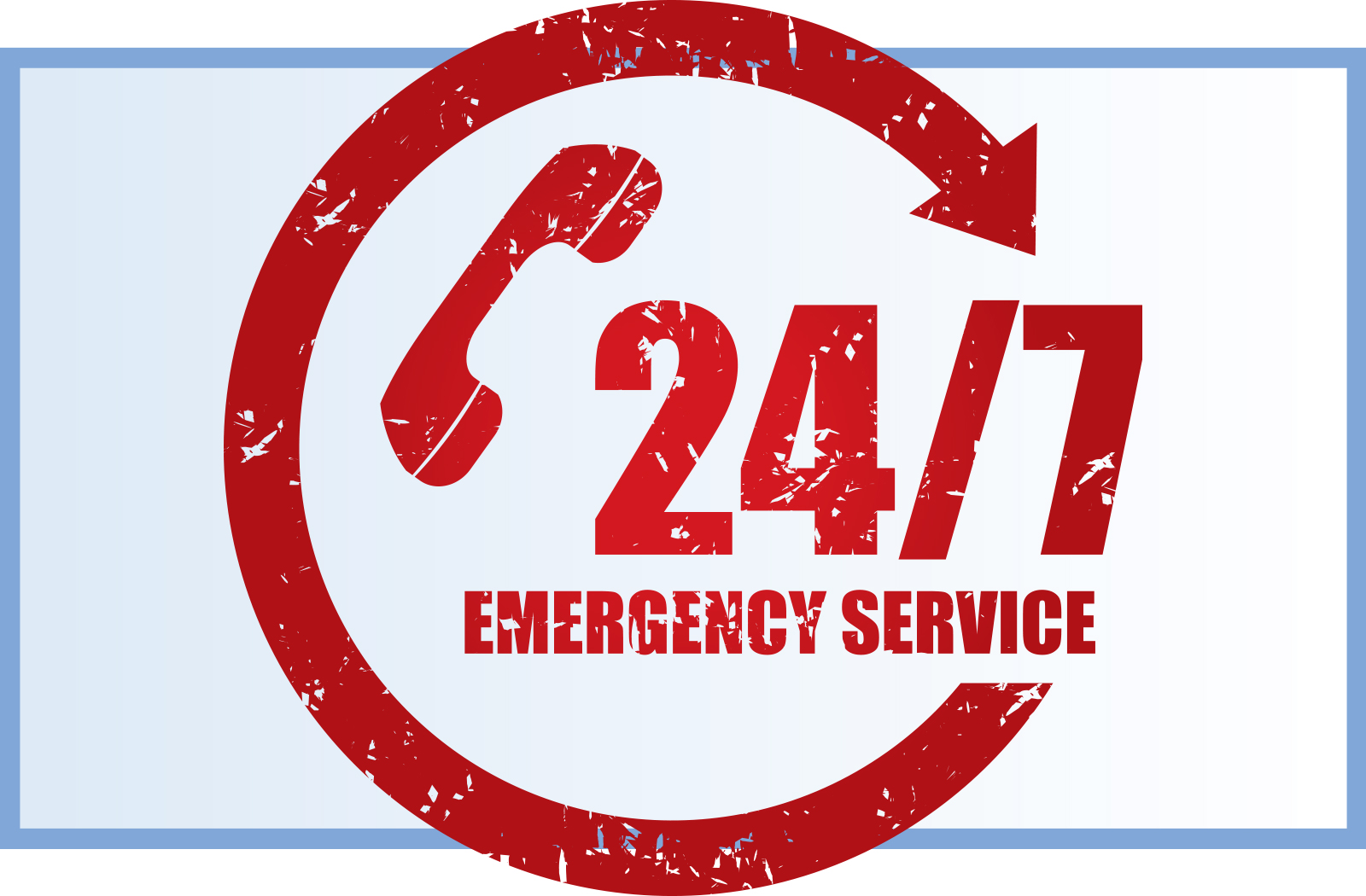 Emergency call 24 hours icon Royalty Free Vector Image